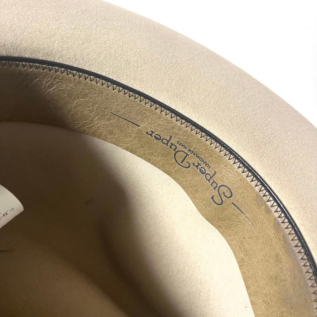 未使用 美品 イタリア製 スーパードューパー フェドラ ハット