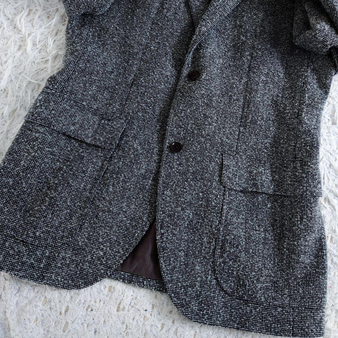 大きいサイズ　アルパカ混　J.PRESS　テーラードジャケット　ツイード　LL