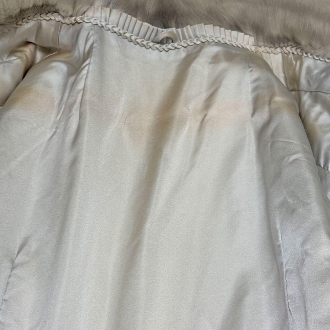 【肉厚人気カラー】 MOONBAT サファイアミンク　毛皮コート