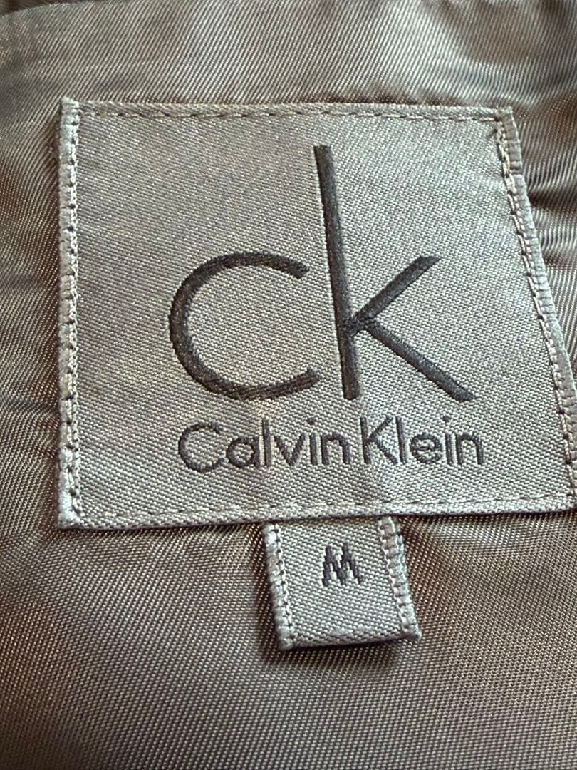 山p 様  カルバンクライン レザー テーラードジャケット