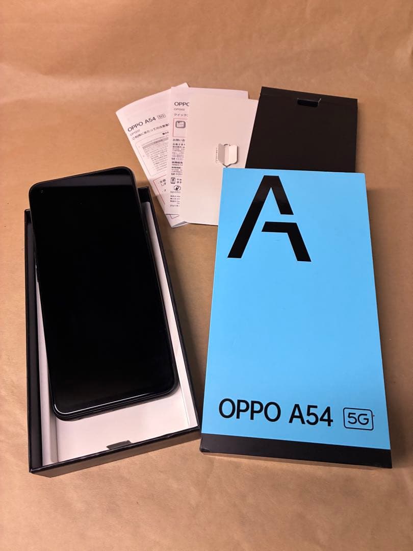 【美品】OPPO A54 5G 本体 シルバーブラック スマートフォン本体