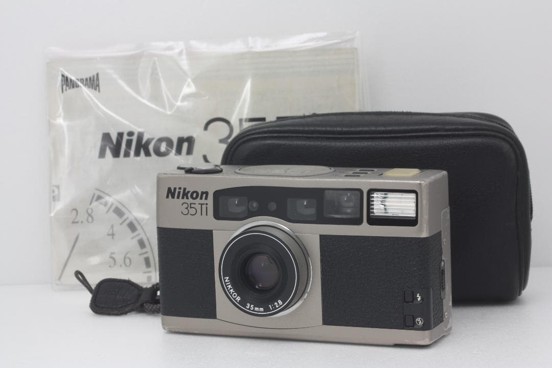 ニコン Nikon 35Ti ストラップ・ケース・説明書付き #304