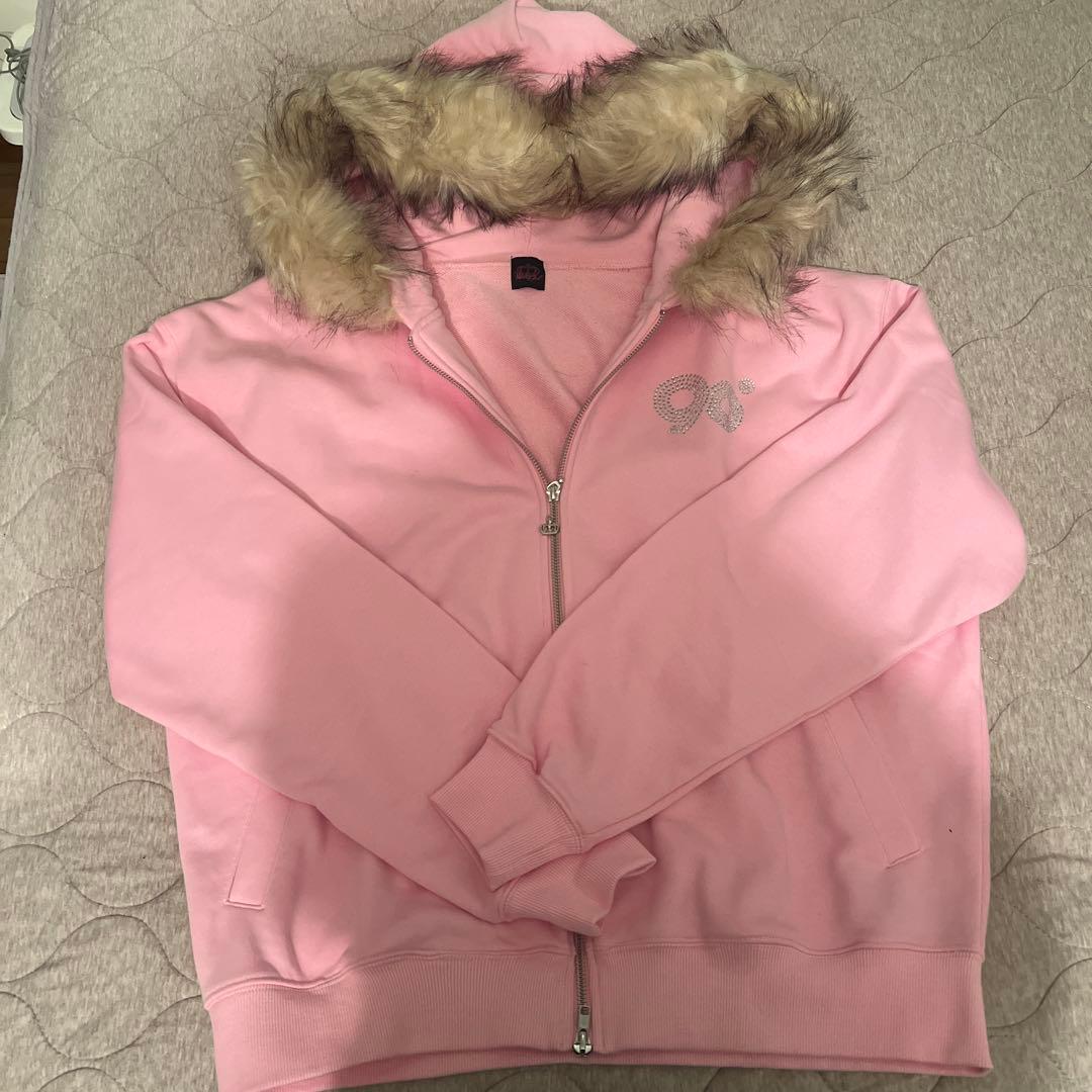 Vinetti Girl ピンク ジップアップパーカー 9090 Mサイズ