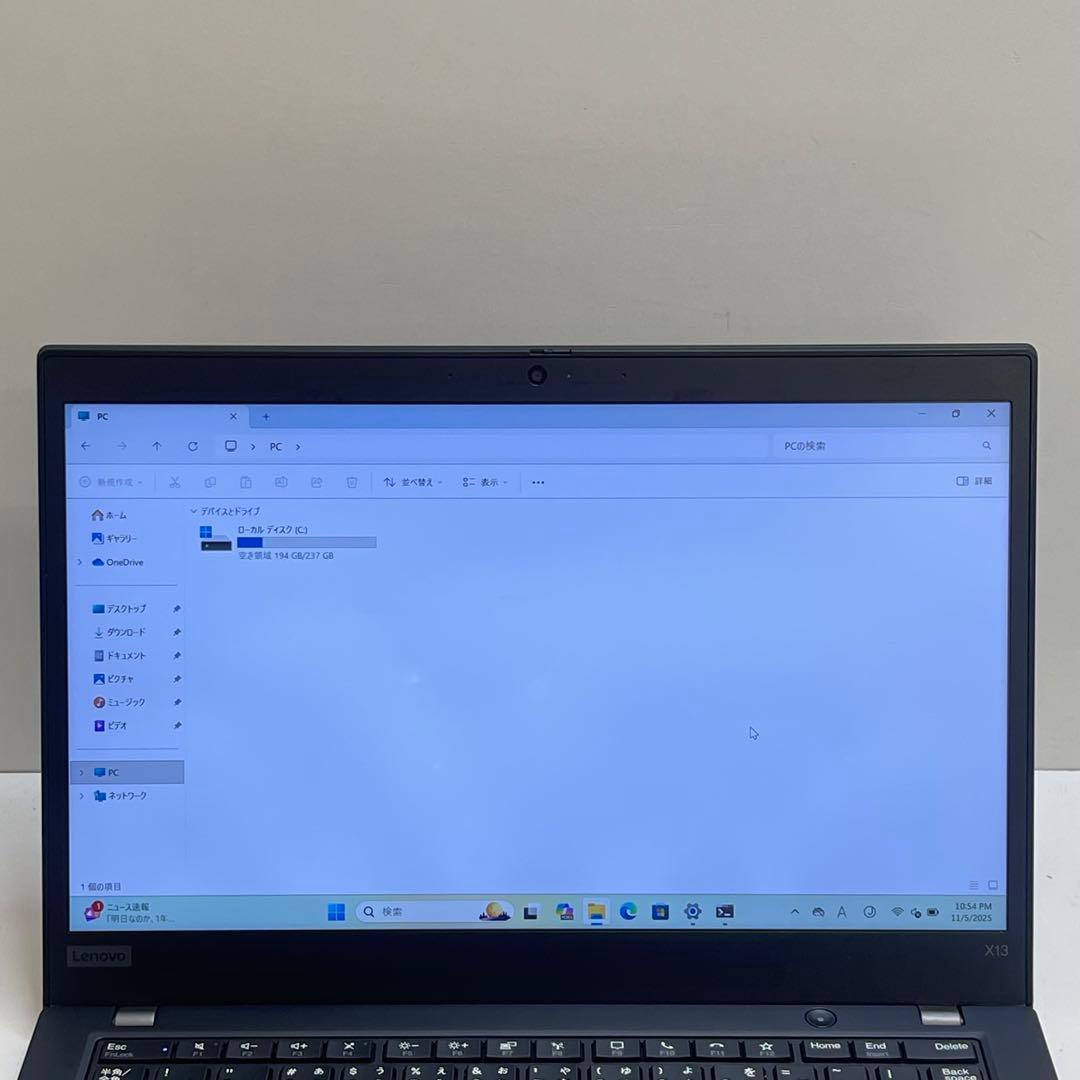 #427 レノボThinkpad X13 Gen1 i5-10310Office