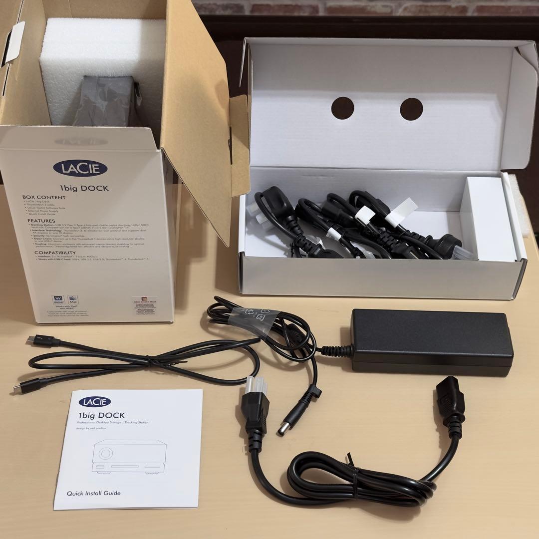 か*き様 【美品】LaCie 1big Dock 10TB 3年保証