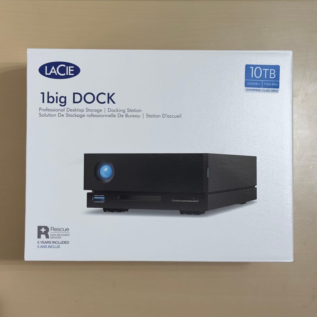 か*き様 【美品】LaCie 1big Dock 10TB 3年保証