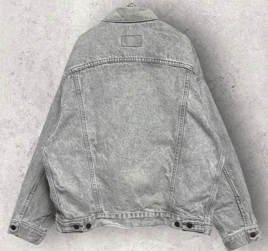 80s LEVI'S USA製 アシッド ウォッシュ Gジャン グレー ブラック