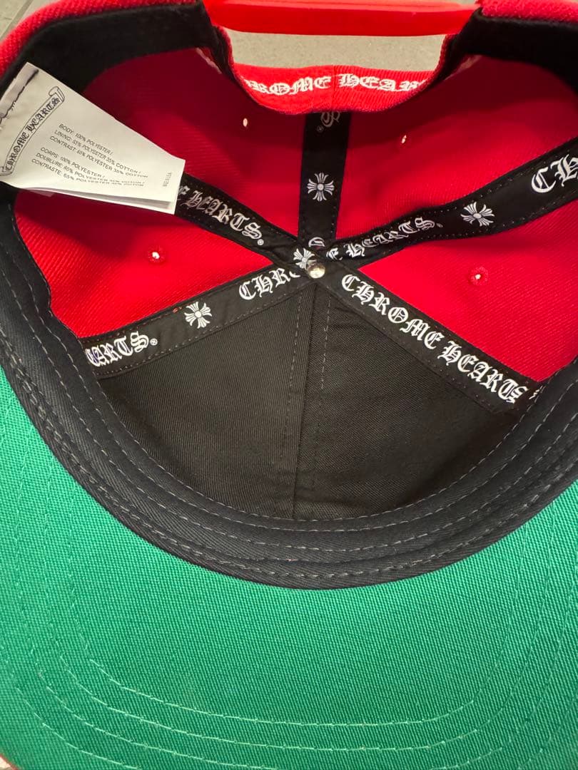 新作CHROME HEARTS クロムハーツ CHロゴ刺繍ベースボールキャップ