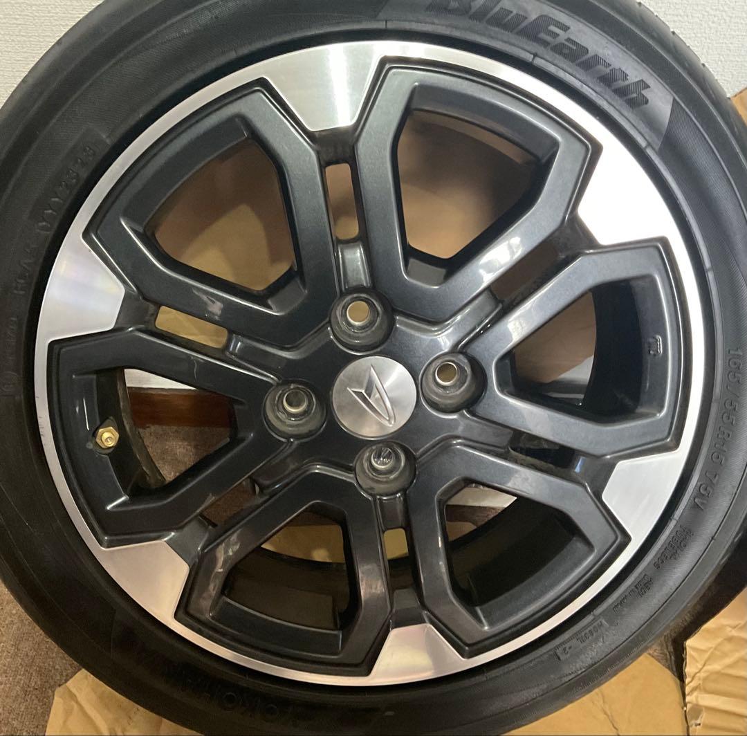 美品ダイハツ純正15インチヨコハマBlueEarth 165 55 15 4個組