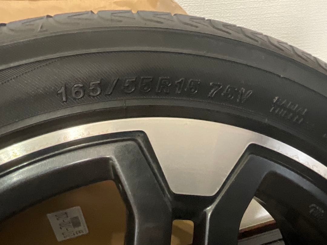 美品ダイハツ純正15インチヨコハマBlueEarth 165 55 15 4個組