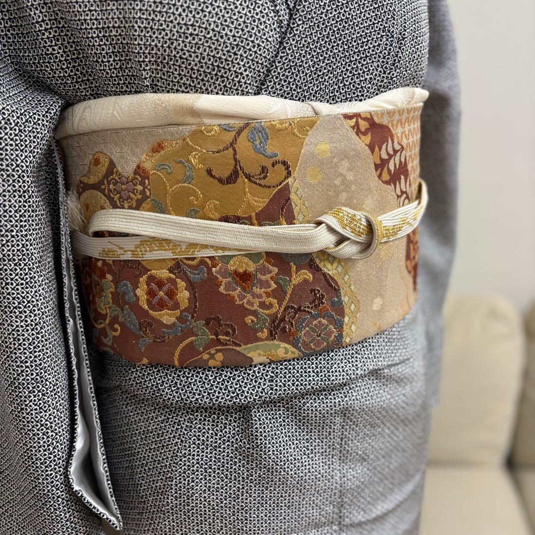 訪問着　フルセット　着物　帯　帯締め　帯締め