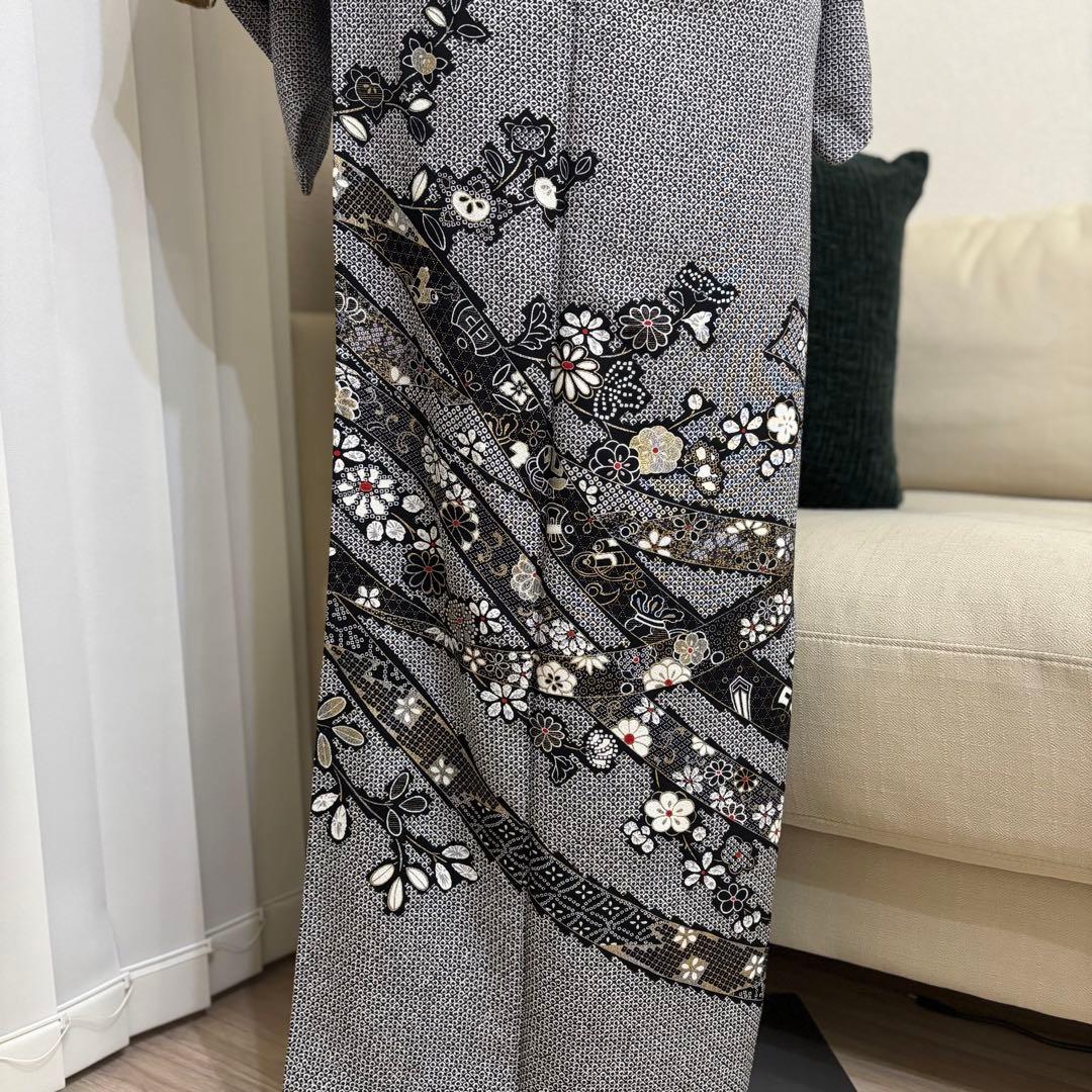 訪問着　フルセット　着物　帯　帯締め　帯締め