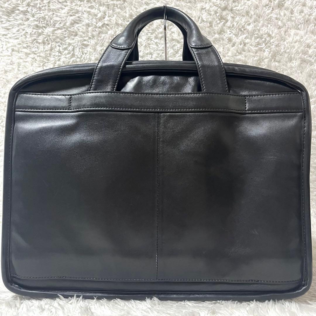 ✨希少✨TUMI T-Pass 3層式 オールレザー ビジネスバッグ ポーチ付き