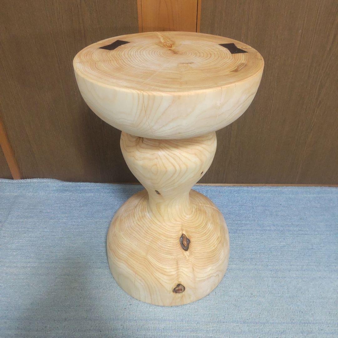 chaosさん専用檜丸太椅子スツール