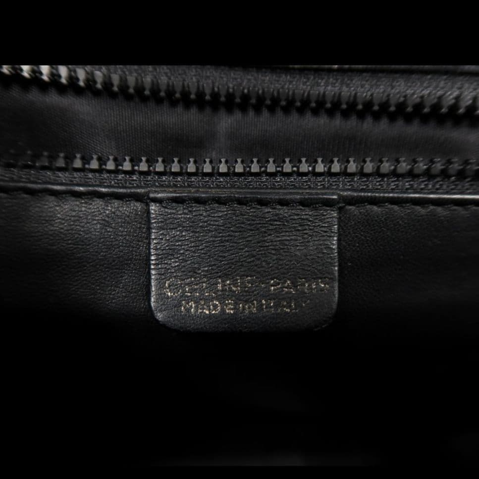 美品　CELINE　セリーヌ　ハンドバッグ　トップハンドル　レザー　スターボール