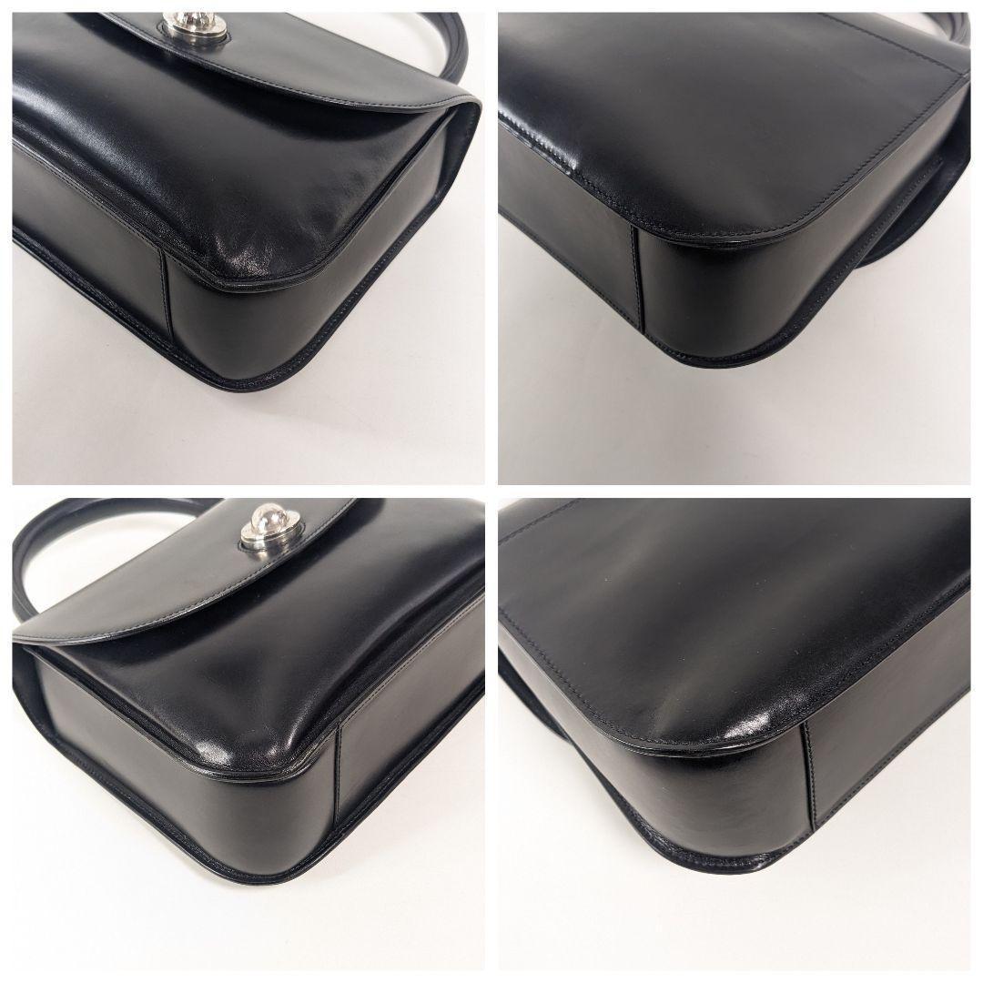 美品　CELINE　セリーヌ　ハンドバッグ　トップハンドル　レザー　スターボール