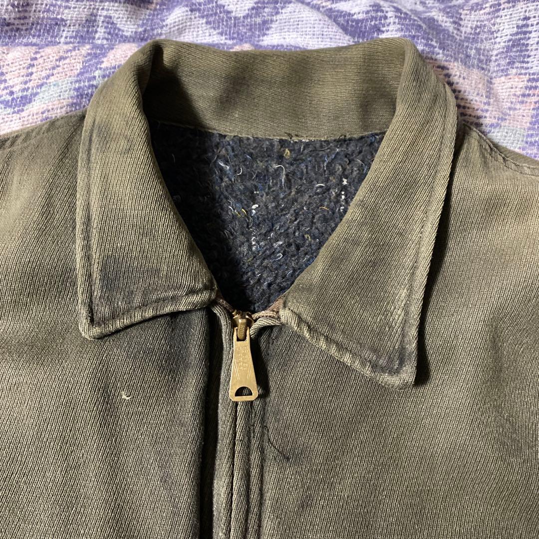 ビンテージ50s コットンウィップコード　ワークジャケット　超BIGサイズXXL