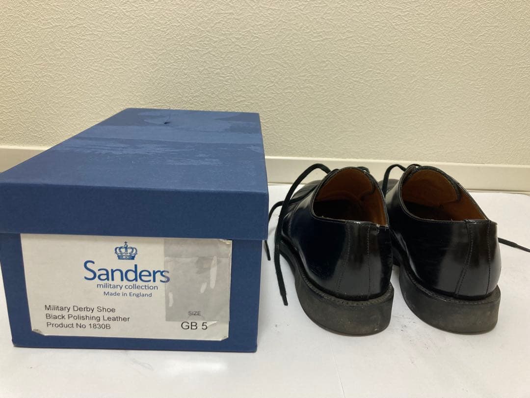 靴 Sanders Military Derby Shoe
