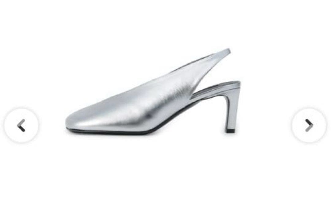 kai！jil sander バックストリングパンプス 35