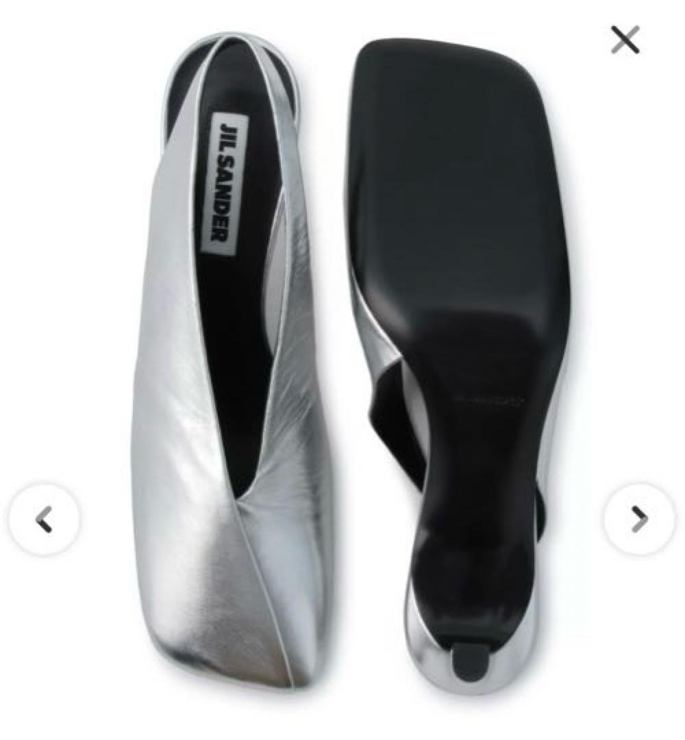 kai！jil sander バックストリングパンプス 35