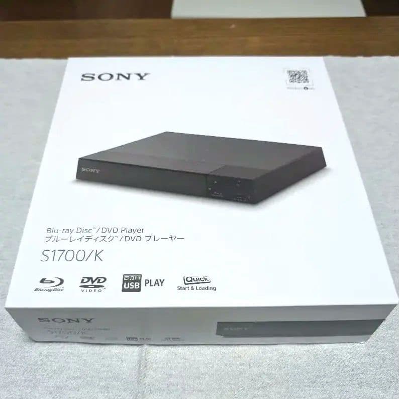 SONY Blu-ray/DVDプレーヤー S1700/K (2025年モデル)