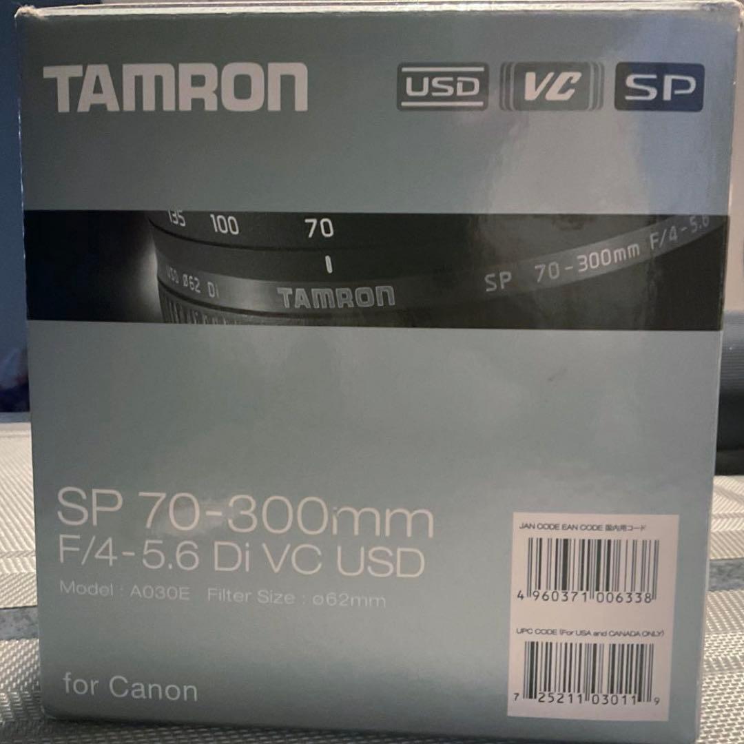 レンズ(ズーム) TAMRON SP 70-300mm F4-5.6 Di VC USD
