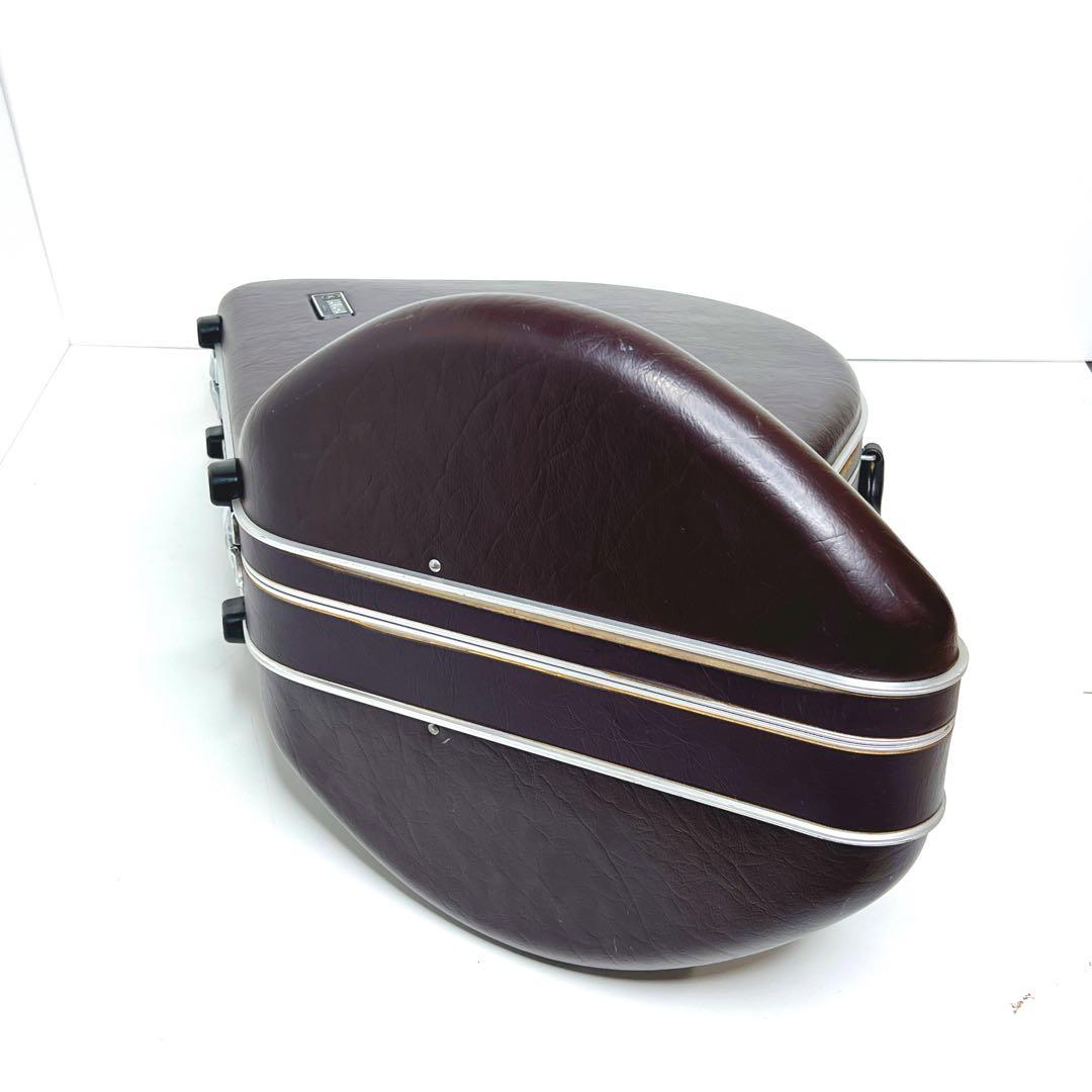 【内装美品】 YAMAHA フレンチホルンケース ブラウン　ハードケース　純正