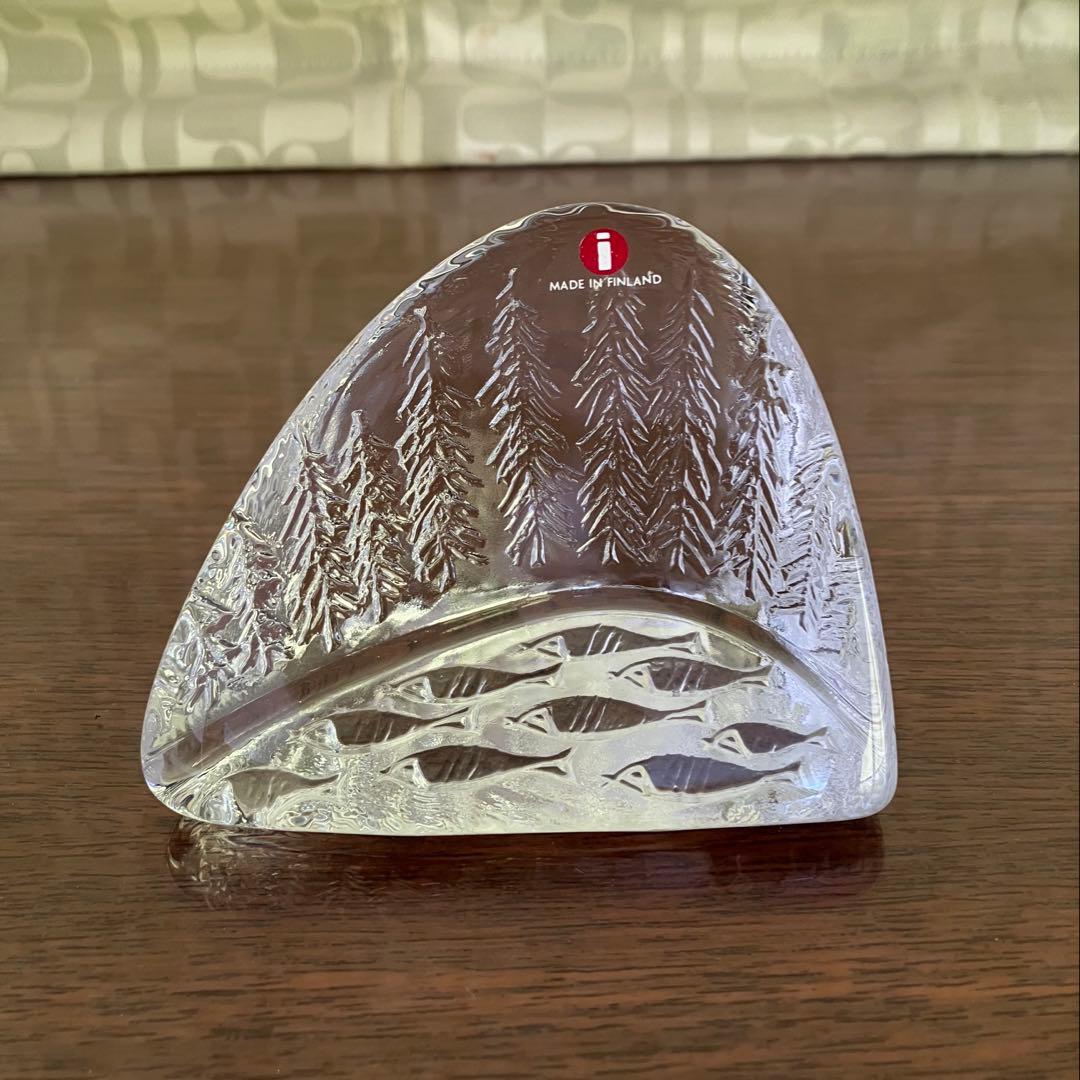 【美品】/イッタラ Ahti/アハティ ペーパーウェイト(置物)