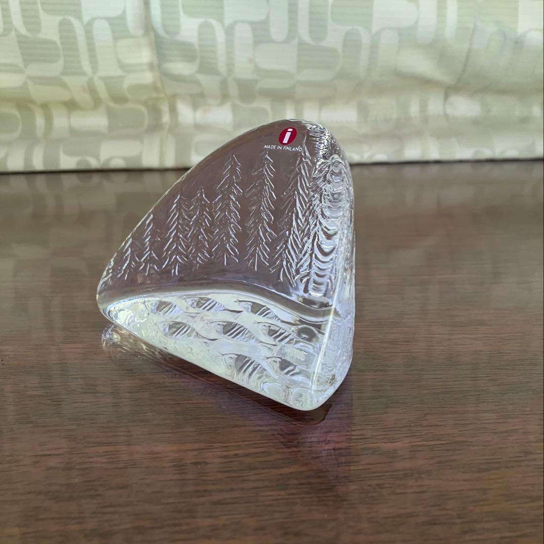 【美品】/イッタラ Ahti/アハティ ペーパーウェイト(置物)