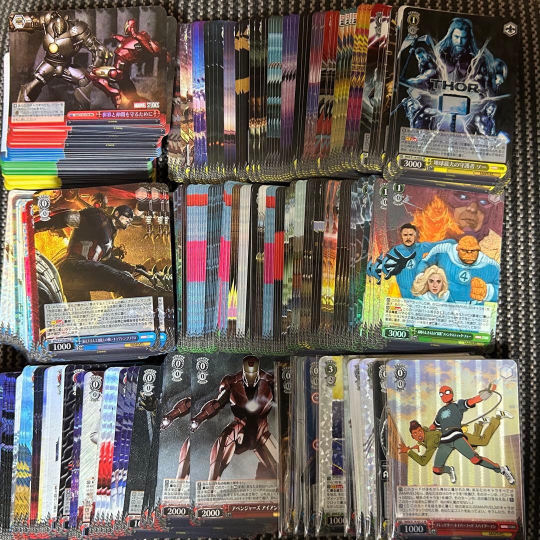 ヴァイスシュヴァルツmarvel vol.3 SR、RRR以下4コン　全100種