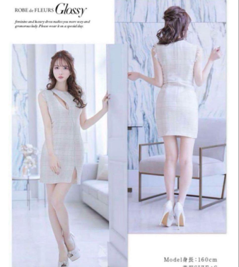 ローブドフルール キャバドレス M