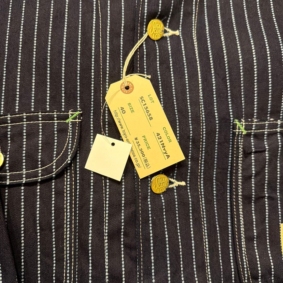新品 未使用 タグ付き SUGAR CANE シュガーケーン カバーオール 40
