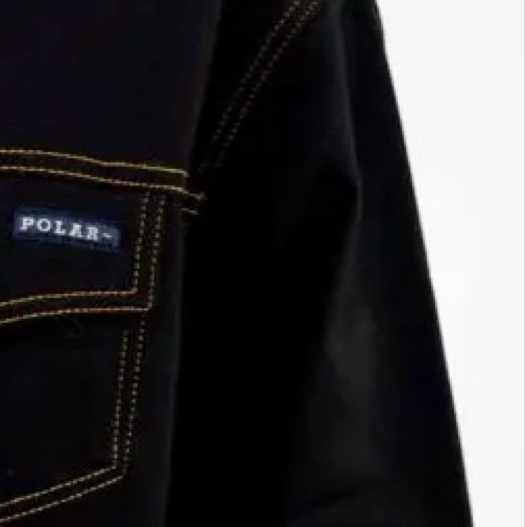 POLAR SKATE CO. ブラックデニムジャケット Lサイズ