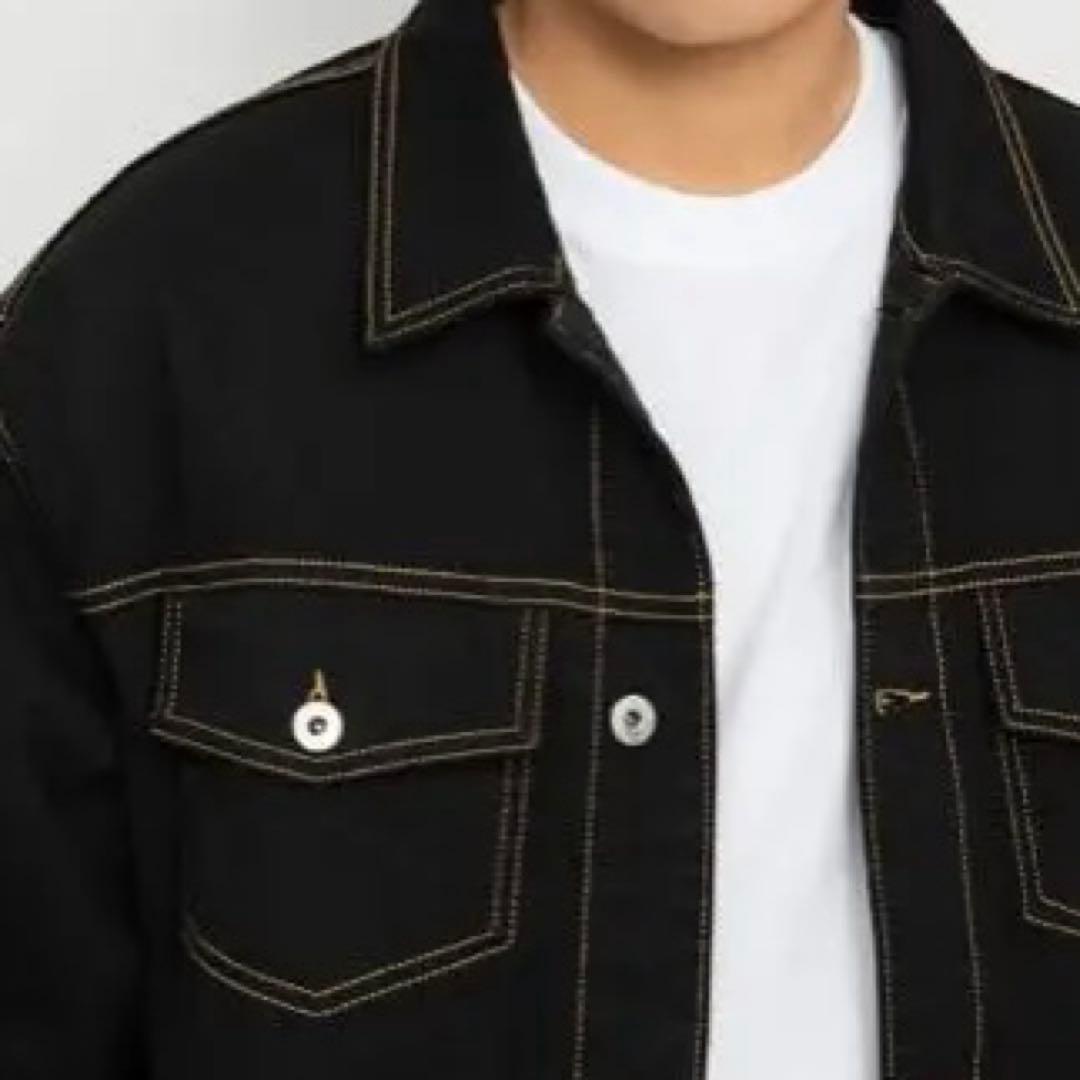 POLAR SKATE CO. ブラックデニムジャケット Lサイズ