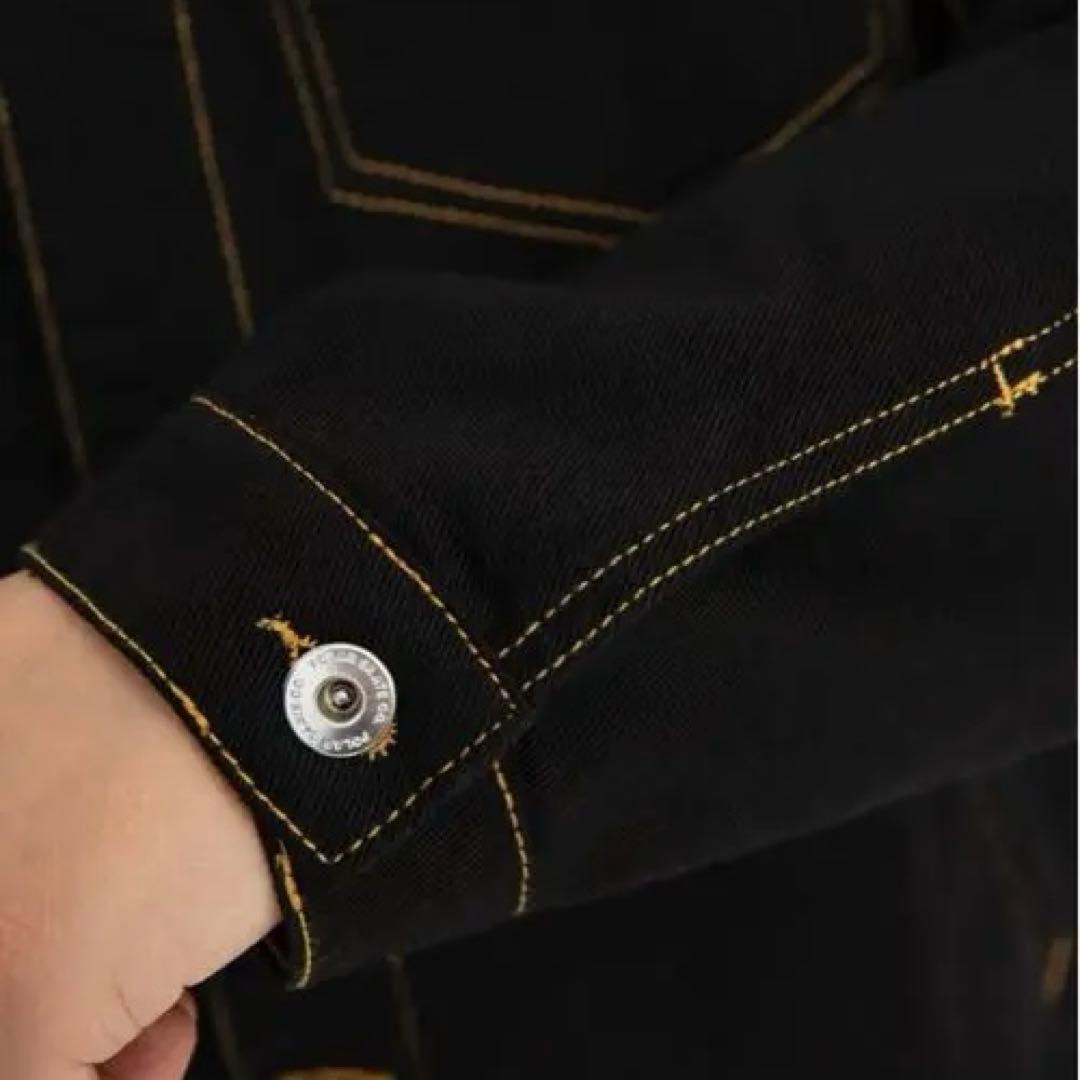 POLAR SKATE CO. ブラックデニムジャケット Lサイズ