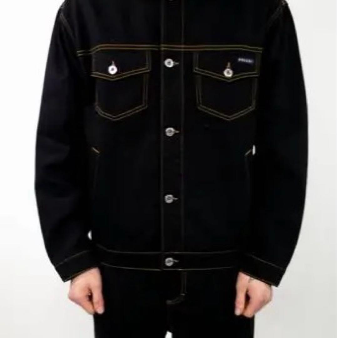 POLAR SKATE CO. ブラックデニムジャケット Lサイズ