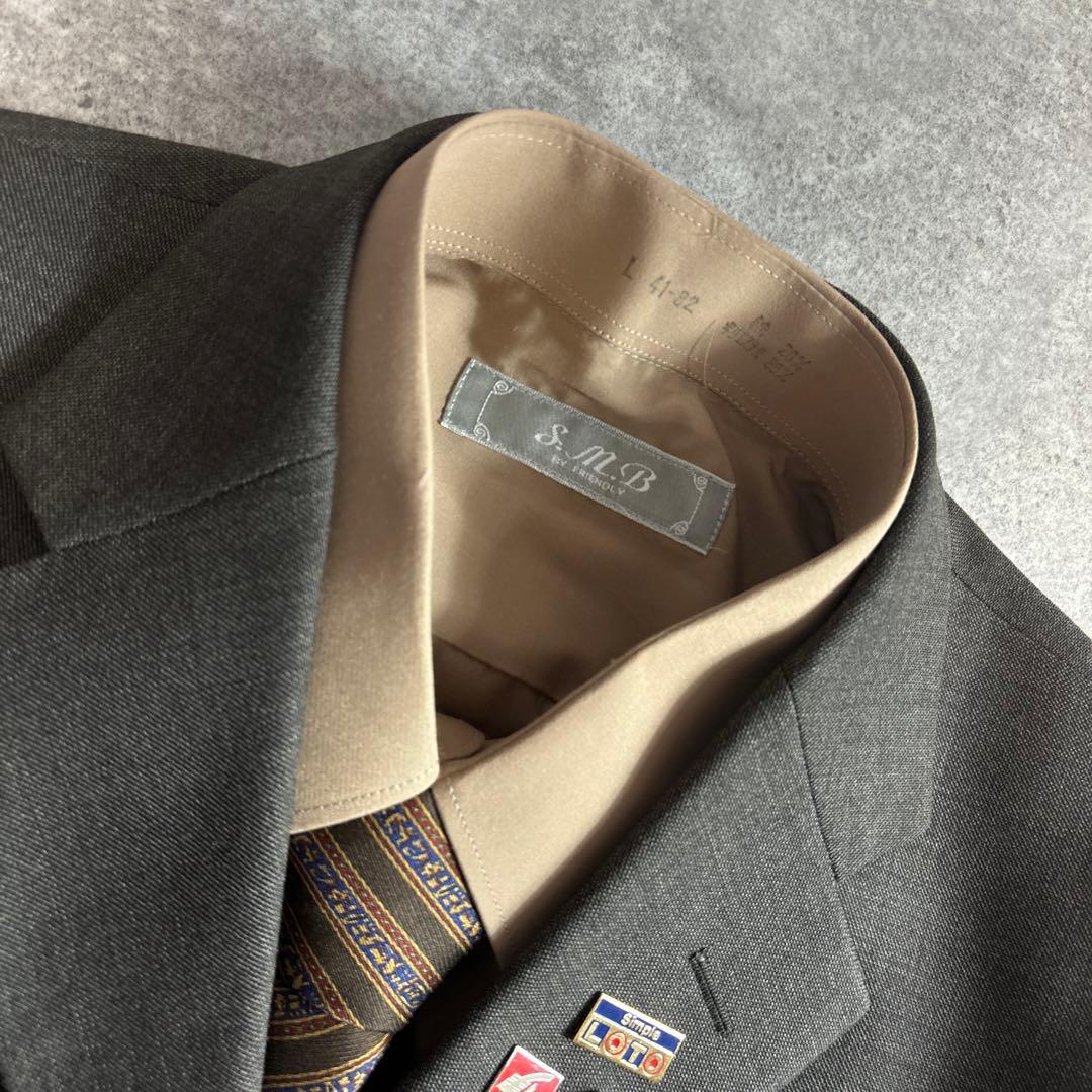 セットアップ ダブルスーツ 成人式 入学式 ピンズ vintage no.87