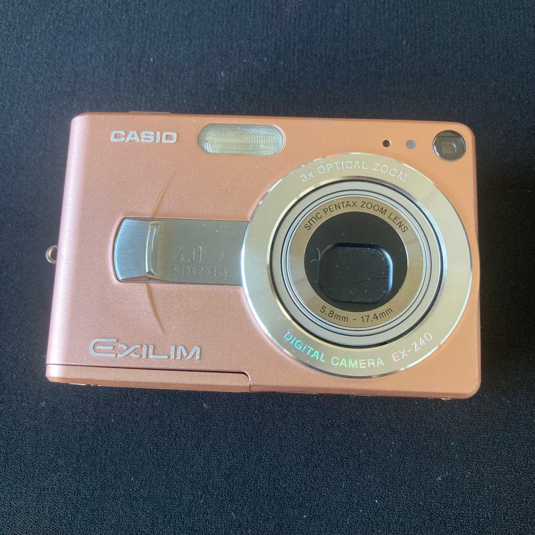 CASIO EX-Z40 ピンク CCDセンサー コンデジ