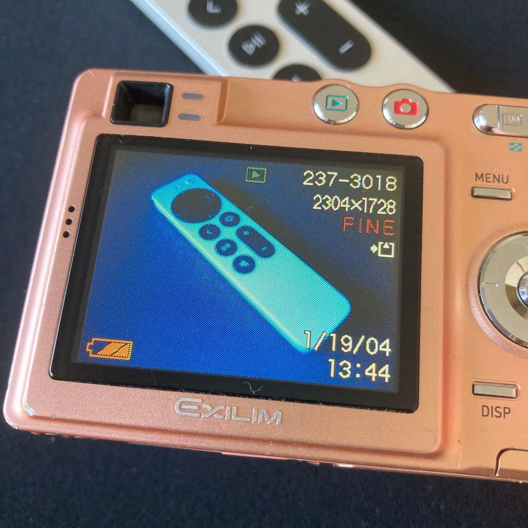 CASIO EX-Z40 ピンク CCDセンサー コンデジ