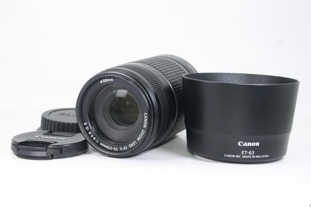 CANON EF-S 55-250mm F4-5.6 IS Ⅱ 完動品#204
