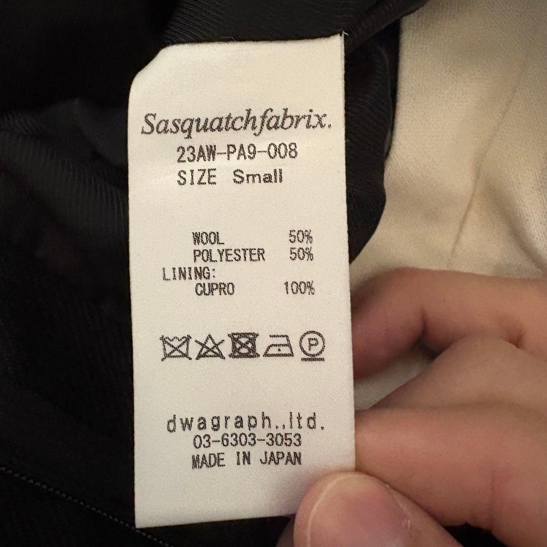 Sasquatchfabrixサスクワッチファブリックス　ワイドフレアスラックス