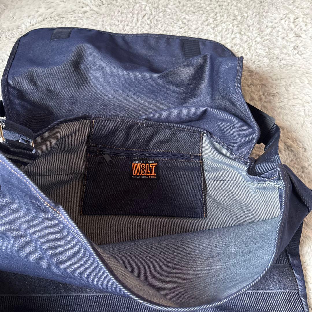 W&LT ウォルターヴァンベイレンドンク　 デニム　ショルダーバッグ 希少