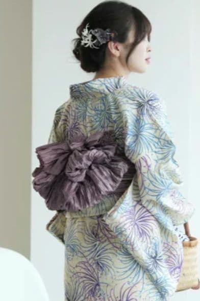 utatane　浴衣　セット　帯　京都　綿　麻　スリップ　飾り紐　下着　兵児帯