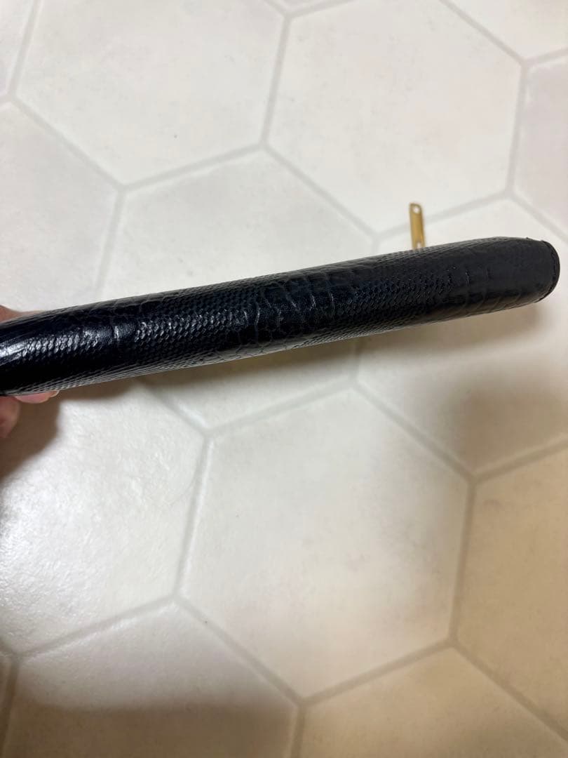 箱，保存袋付き！バーバリー 長財布 ブラック レザー BURBERRY