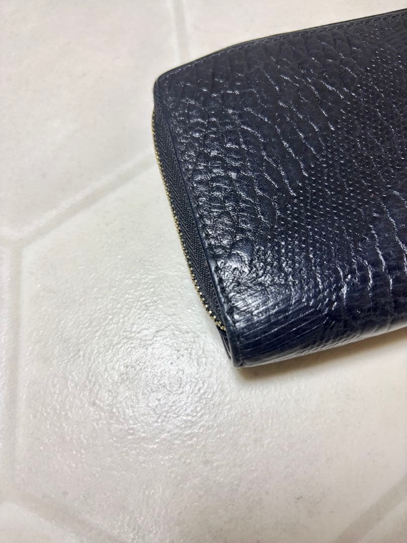 箱，保存袋付き！バーバリー 長財布 ブラック レザー BURBERRY