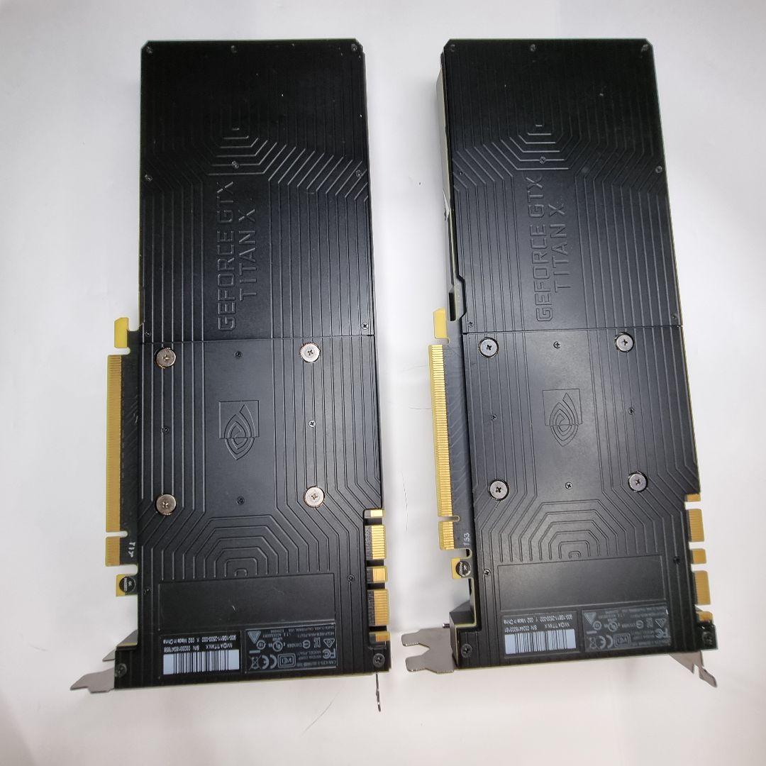 j*n様 TITAN X Pascal グラフィックボード 2枚セット