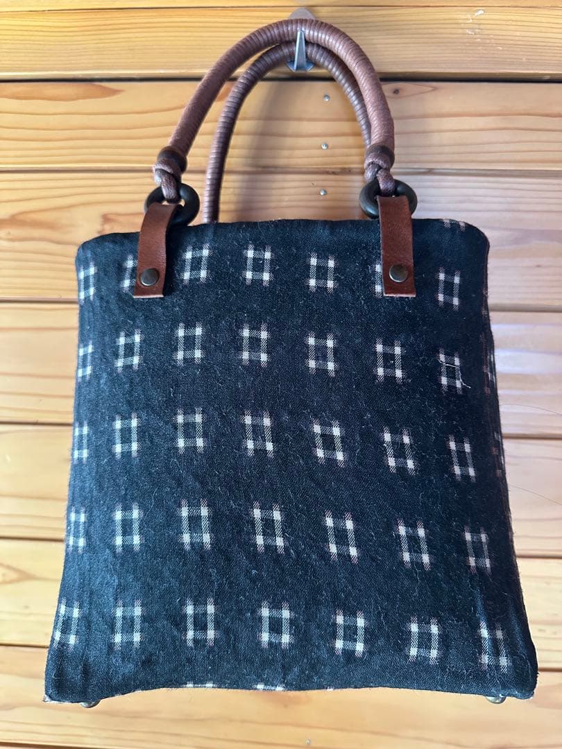 一閑張り　オシャレハンドル底鋲付き2点セット