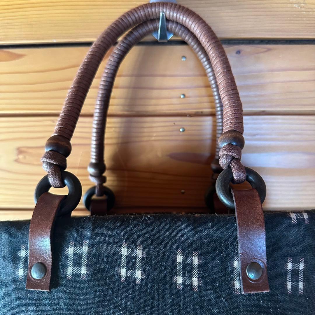 一閑張り　オシャレハンドル底鋲付き2点セット