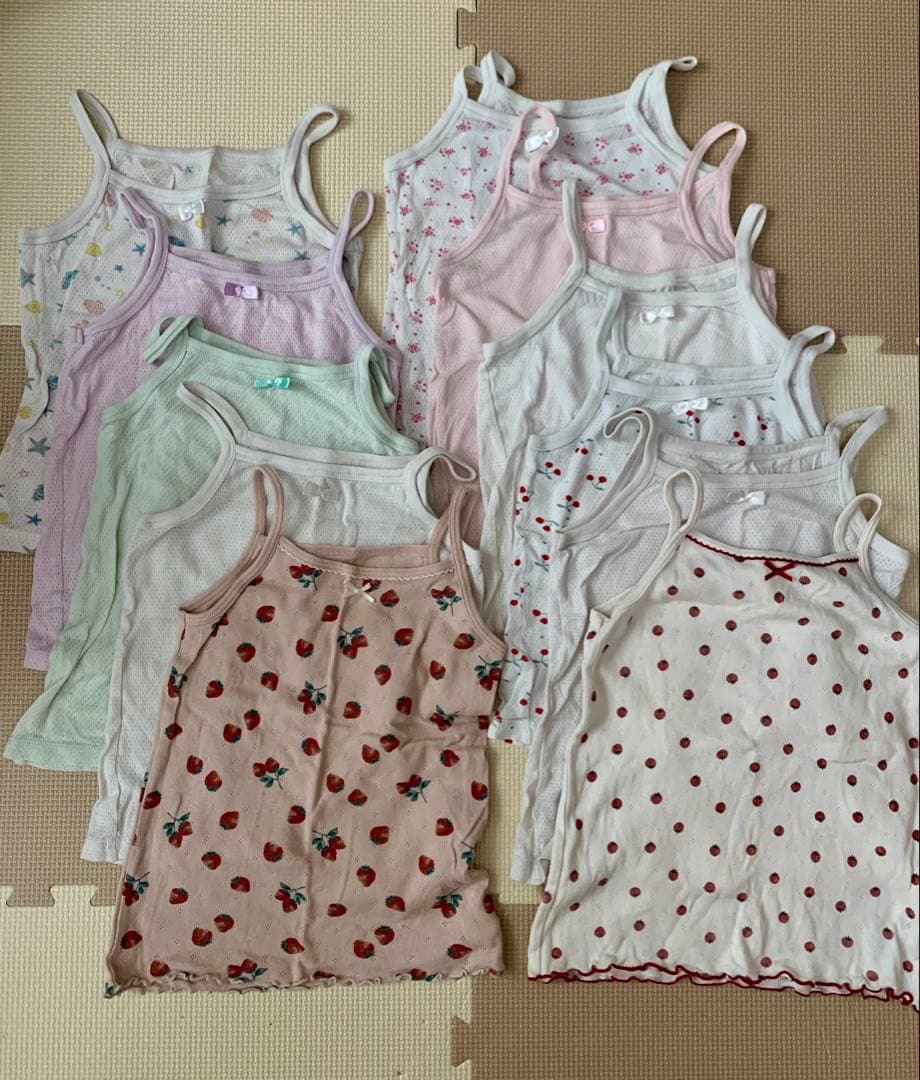 子供服　夏服　まとめ売り　95 100 女の子　古着　75点以上