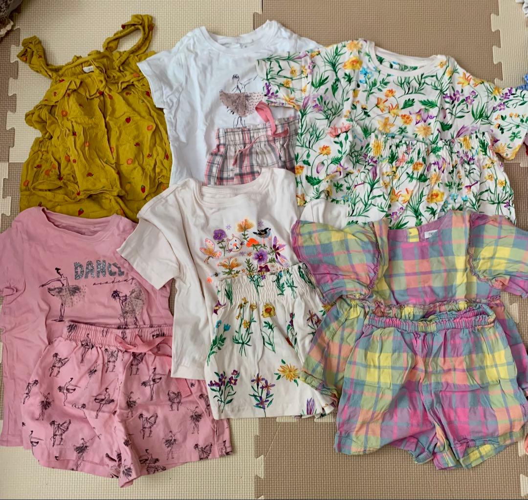子供服　夏服　まとめ売り　95 100 女の子　古着　75点以上
